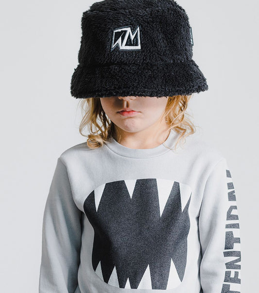 NUNUNU sherpa hat BLACK