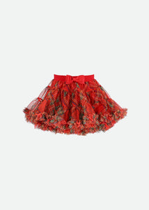 Angel's Face Nancy Baby Tartan Tutu Red