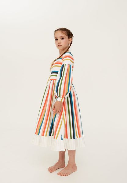 THE MIDDLE DAUGHTER On Tenterhooks Multi-Stripe Dress