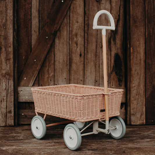 OLLI ELLA Rattan Wonder Wagon - Rose