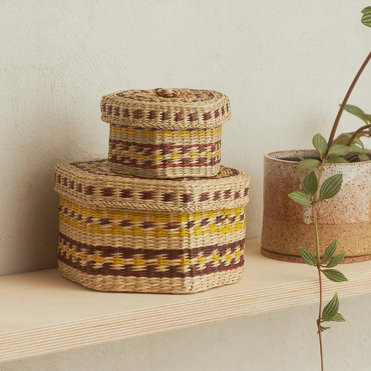 OLLI ELLA TRINKA SEAGRASS BASKET SET