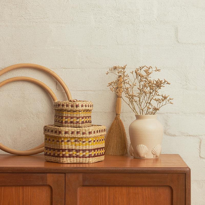 OLLI ELLA TRINKA SEAGRASS BASKET SET