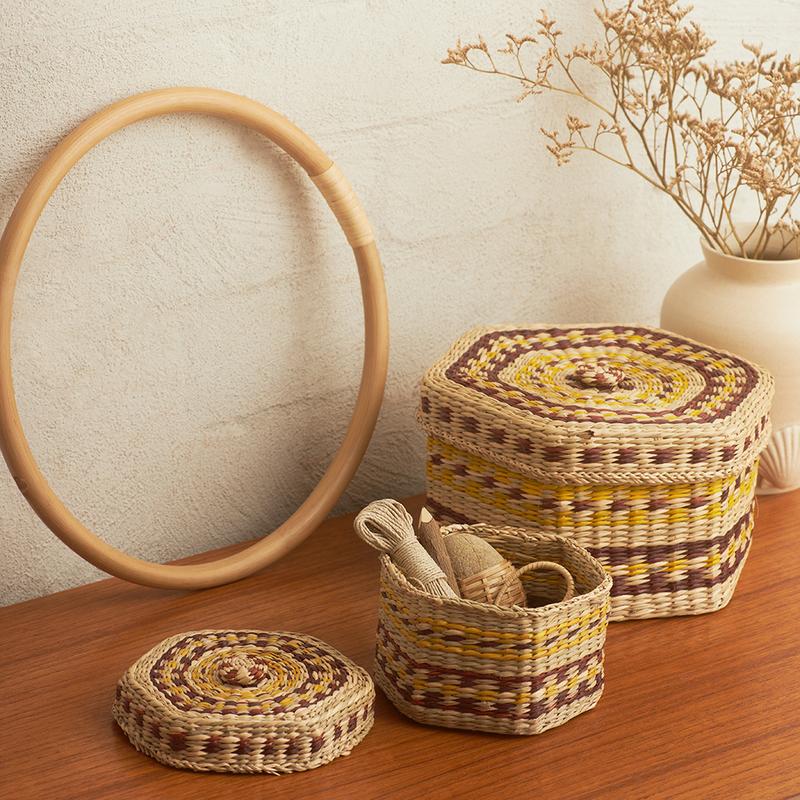 OLLI ELLA TRINKA SEAGRASS BASKET SET