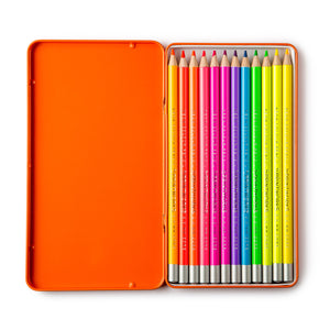 Printworks  Colour Pencils (Set Of 12) - Neon