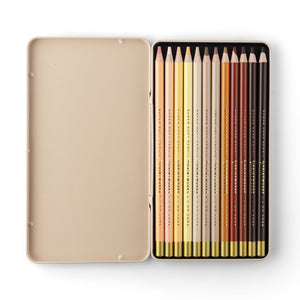 Printworks  Colour Pencils (Set Of 12) - Skin Tone