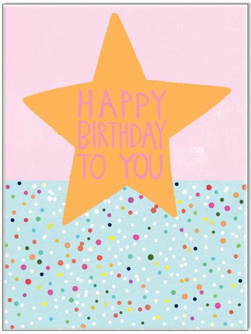 Paper Salad Happy Birthday to You Card pink