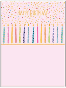 Paper Salad Happy Birthday pink birthday card