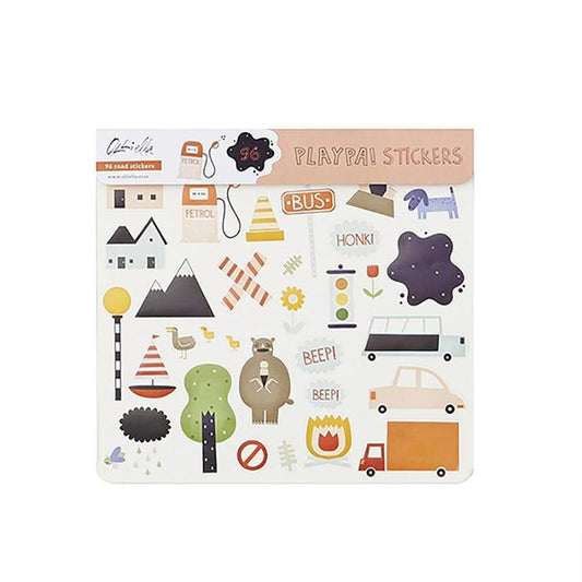 OLLI ELLA PLAYPA STICKERS ROAD