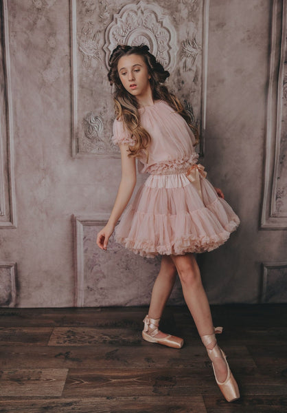 DOLLY BY LE PETIT TOM ® DOROTHY IN THE LAND OF DOLLS PETTISKIRT BALLET PINK