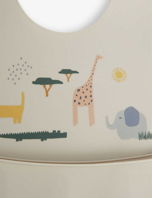 Liewood Tilda Silicone Bib 2 - Pack Safari sandy mix