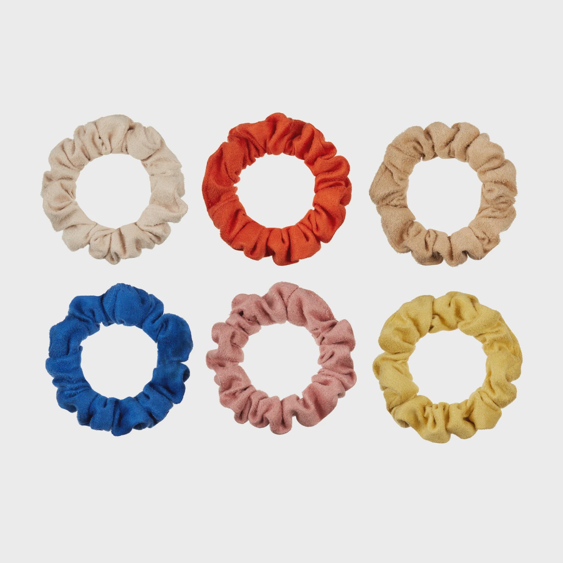 Mimi & Lula Retro rainbow mini scrunchie pack