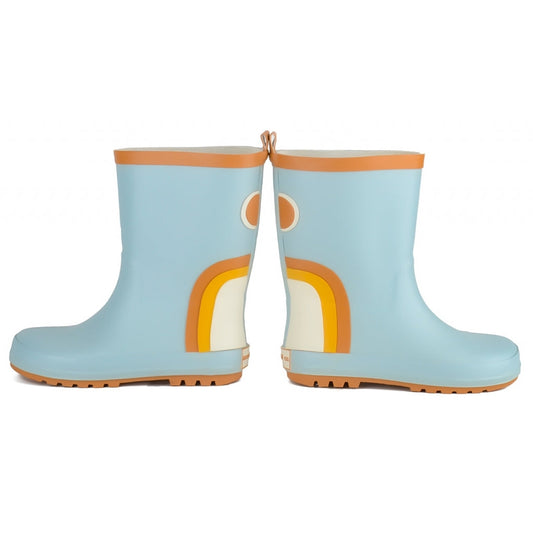 Grech & Co. RAINBOW RAIN BOOTS RUBBER BOOTS- LIGHT BLUE