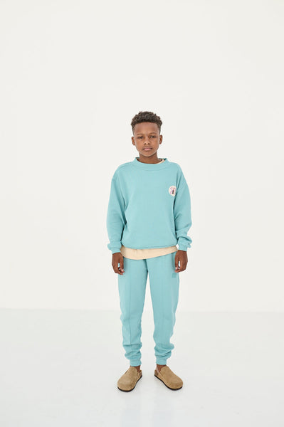 REPOSE AMS COMFY SWEATER - GREYISH TURQUOISE