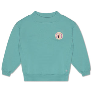 REPOSE AMS COMFY SWEATER - GREYISH TURQUOISE