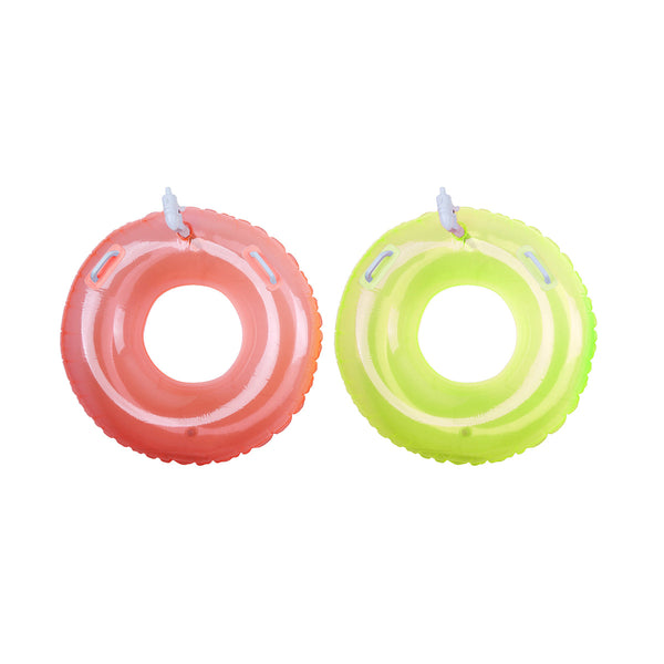 SUNNYLIFE Pool Ring Soakers Citrus-Neon Coral Set of 2