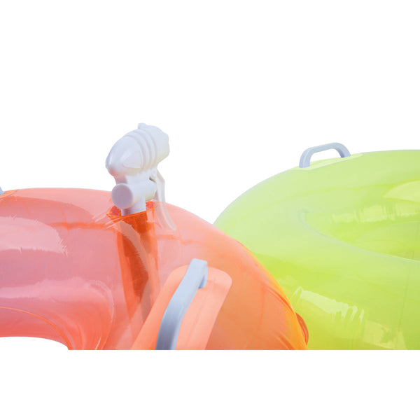 SUNNYLIFE Pool Ring Soakers Citrus-Neon Coral Set of 2
