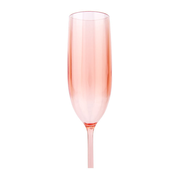 SUNNYLIFE Poolside Champagne Flutes Powder Pink