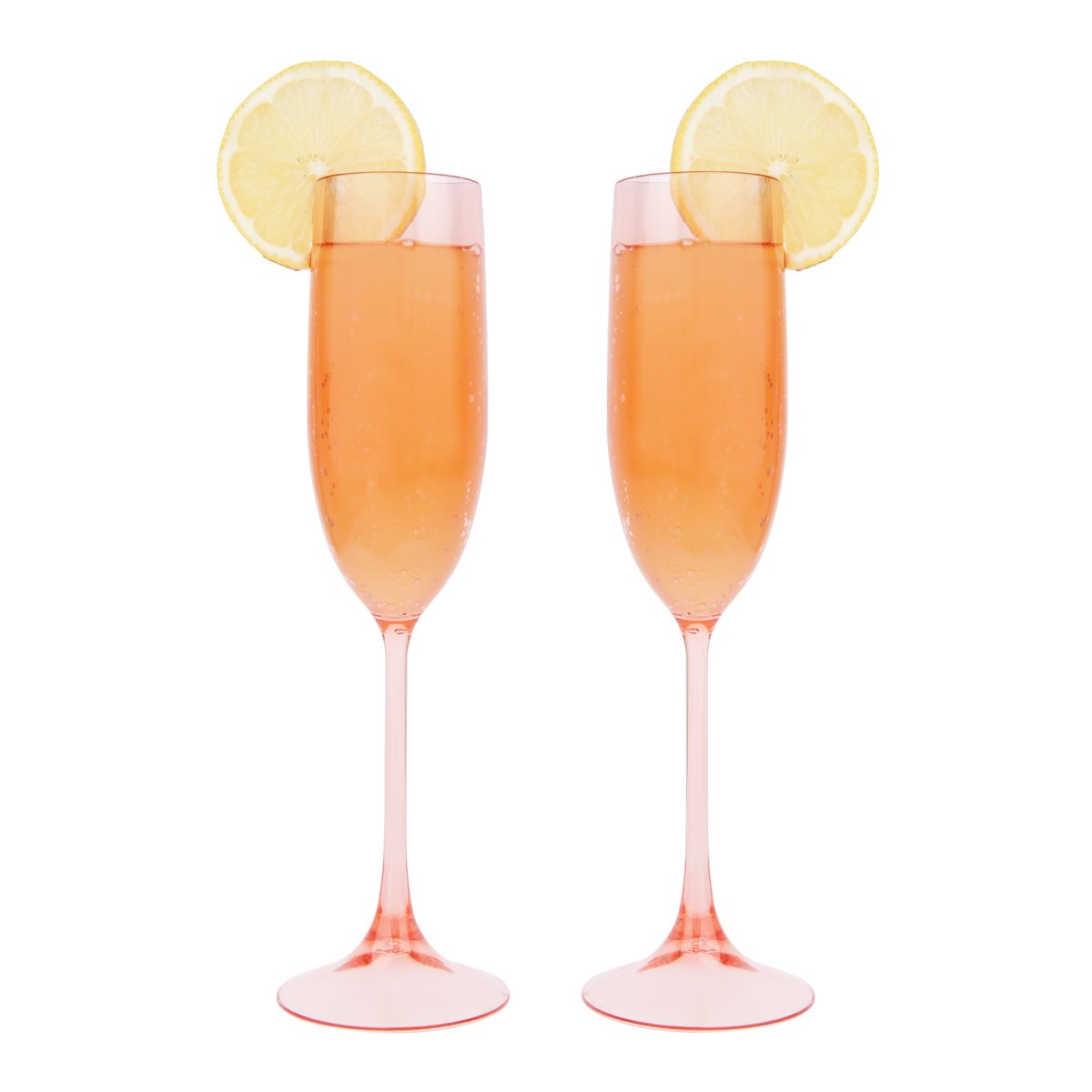 SUNNYLIFE Poolside Champagne Flutes Powder Pink