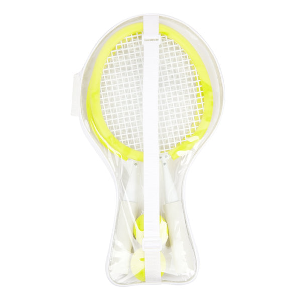 SUNNYLIFE Foam Beach Bats Neon - Lime and White