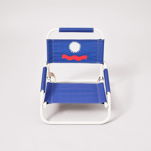 SUNNYLIFE Beach Chair Deep Blue