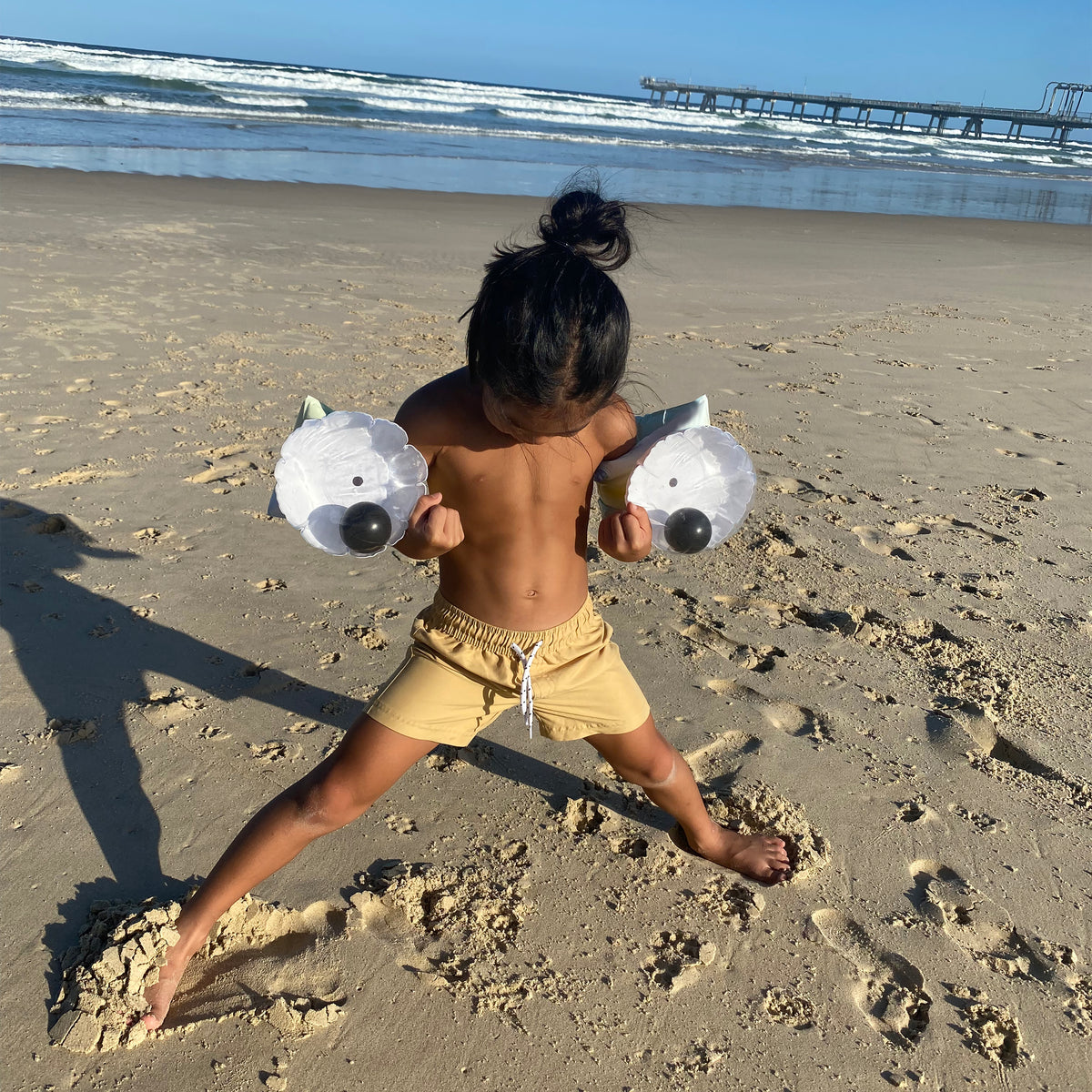 SUNNYLIFE Buddy Float Bands Monty the Monster