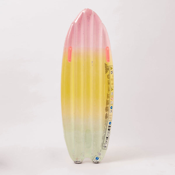 SUNNYLIFE Ride With Me Surfboard Float Rainbow Ombre