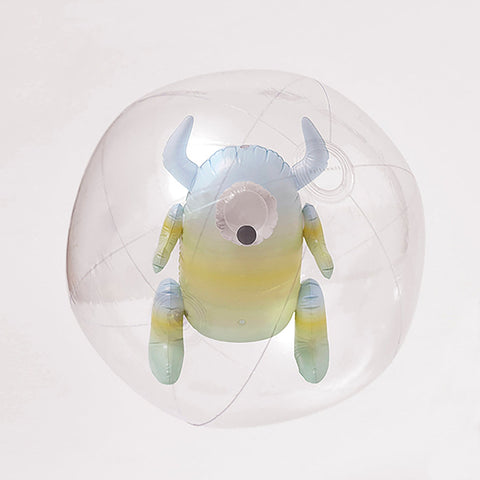 SUNNYLIFE 3D Inflatable Beach Ball Monty the Monster