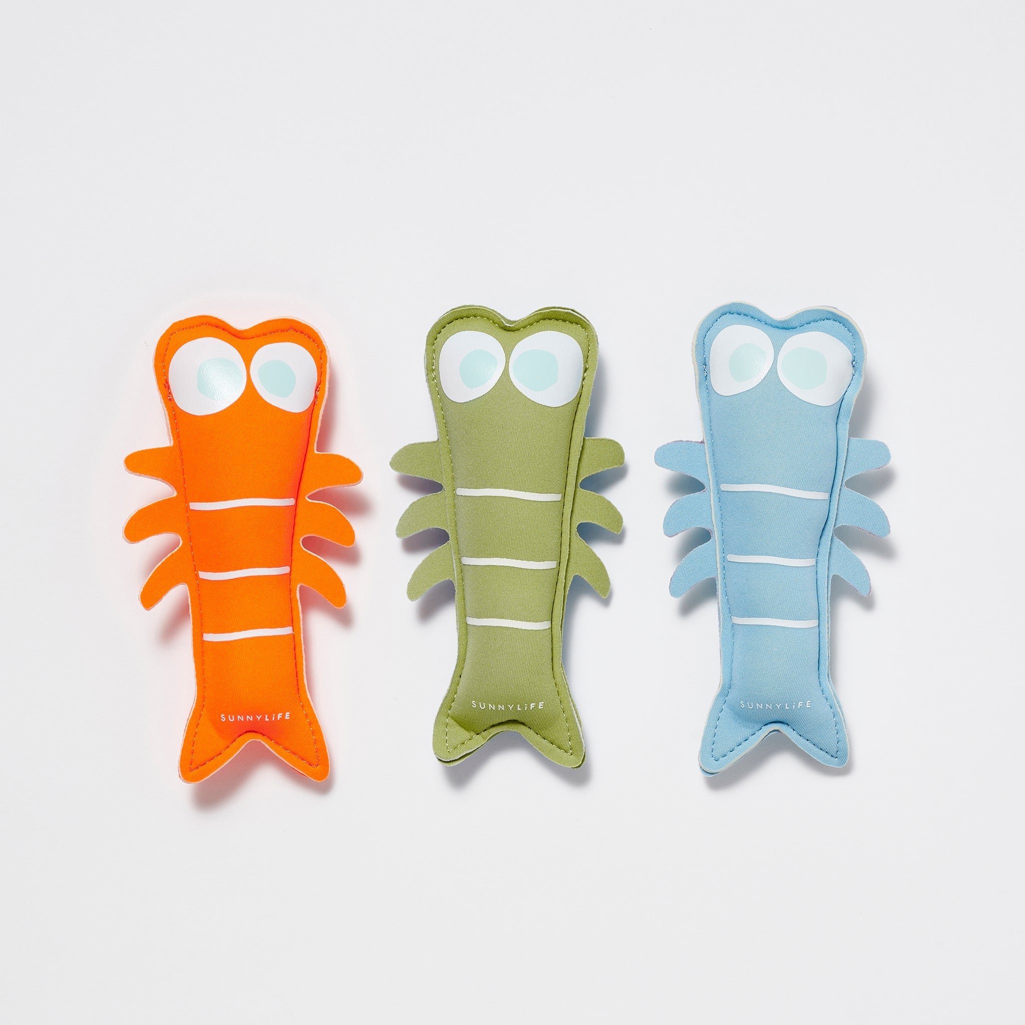 SUNNYLIFE Dive Buddies Sonny the Sea Creature Blue Neon Orange