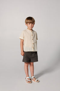 YELLOWPELOTA  Tom Linen Short Kakhi