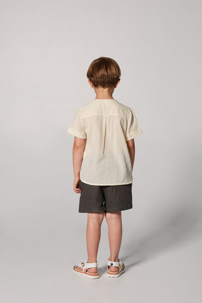 YELLOWPELOTA  Tom Linen Short Kakhi