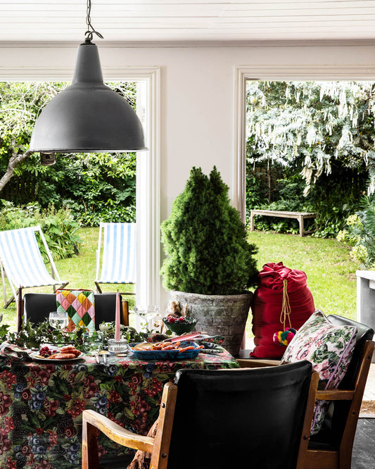 KIP & CO DESERT ROSE VELVET SANTA SACK