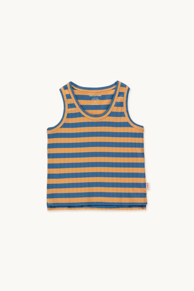 TINYCOTTONS STRIPES TANK TOP *almond/night blue*