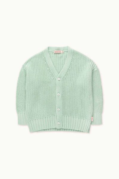 TINYCOTTONS  SOLID CARDIGAN *pastel green*