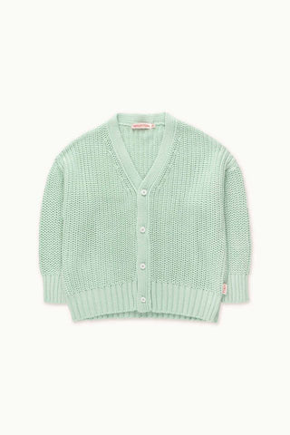 TINYCOTTONS  SOLID CARDIGAN *pastel green*