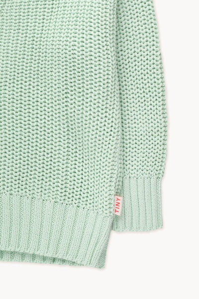 TINYCOTTONS  SOLID CARDIGAN *pastel green*