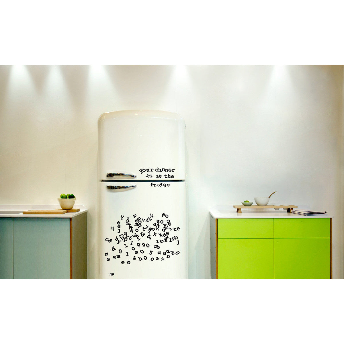 SUCK UK Fridge Fonts Magnets