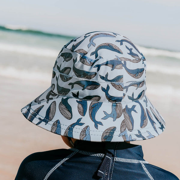 BEDHEAD HATS Kids Classic Swim Bucket Beach Hat - Whale