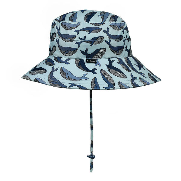 BEDHEAD HATS Kids Classic Swim Bucket Beach Hat - Whale