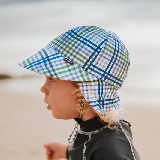 BEDHEAD HATS Kids Beach Legionnaire Hat - Check