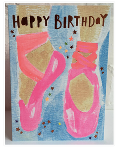 Paper Salad HAPPY BIRTHDAY CARD Ballerina