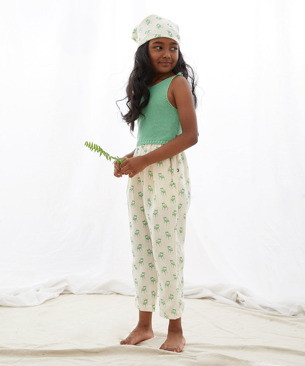 OEUF NYC Fancy Pants Gardenia/Chair