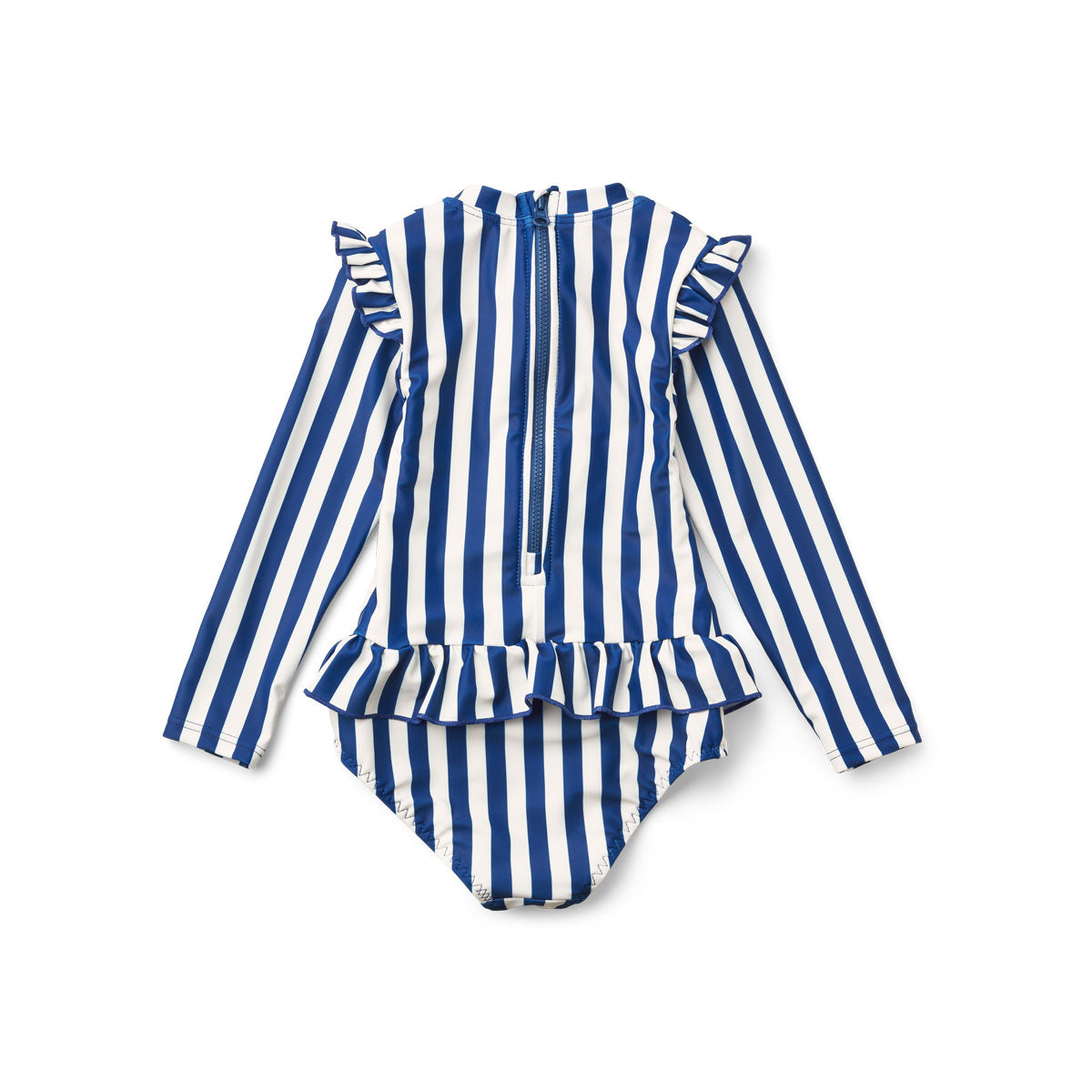 LIEWOOD SILLE SWIM JUMPSUIT  STRIPE: SURF BLUE/CREME DE LA CREME