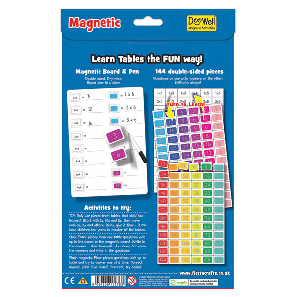 FIESTA CRAFTS - MAGNETIC TIMES TABLES