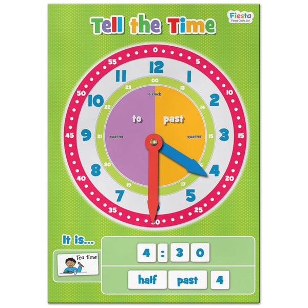 Fiesta Crafts - Magnetic Tell the Time