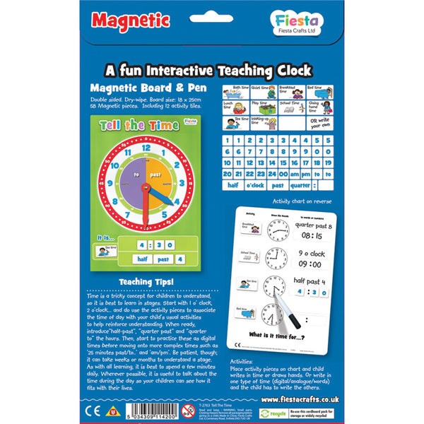 Fiesta Crafts - Magnetic Tell the Time