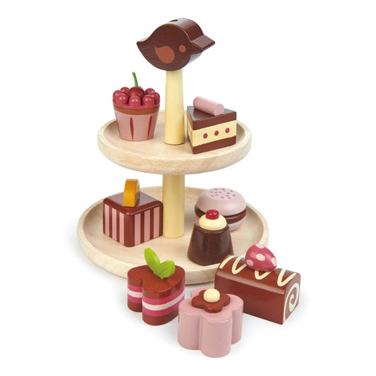 Tender Leaf Toys Chocolate Bonbons Cake Stand
