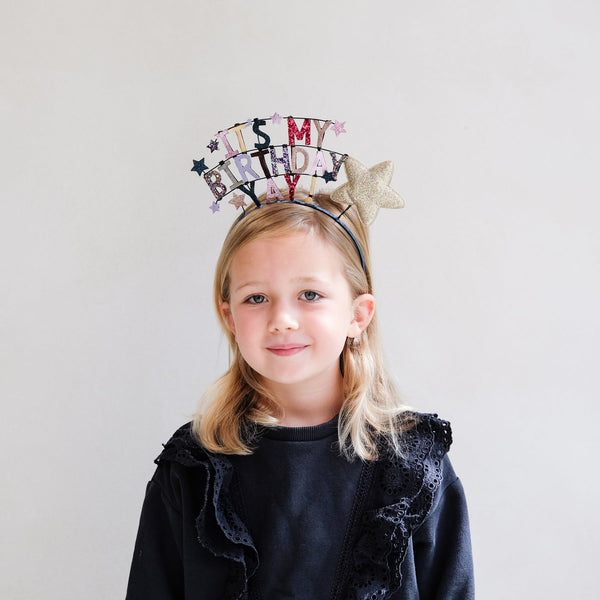 Mimi & Lula Birthday Headdress - Hooray Headband