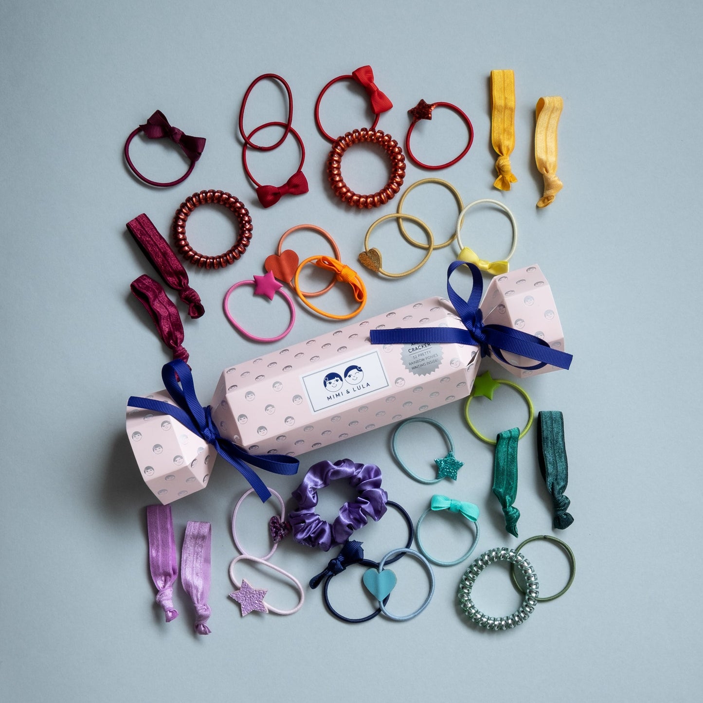 Mimi & Lula Cracker PINK - 32 ponies of assorted colours & styles gift cracker