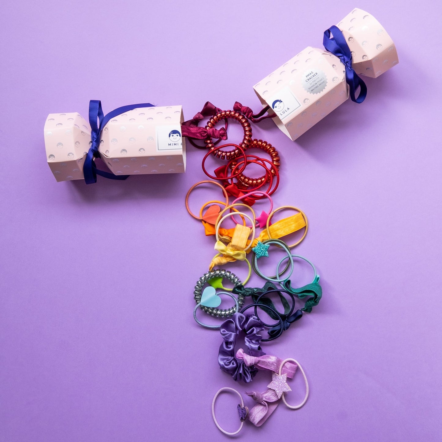 Mimi & Lula Cracker PINK - 32 ponies of assorted colours & styles gift cracker