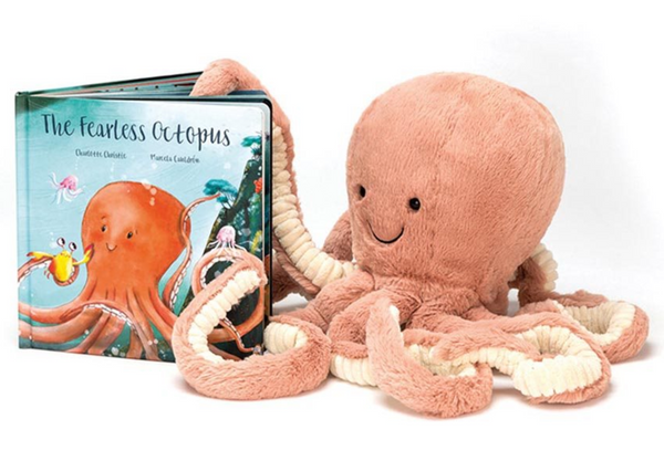 Jellycat The Fearless Octopus Book (Odell Octopus) BOOK